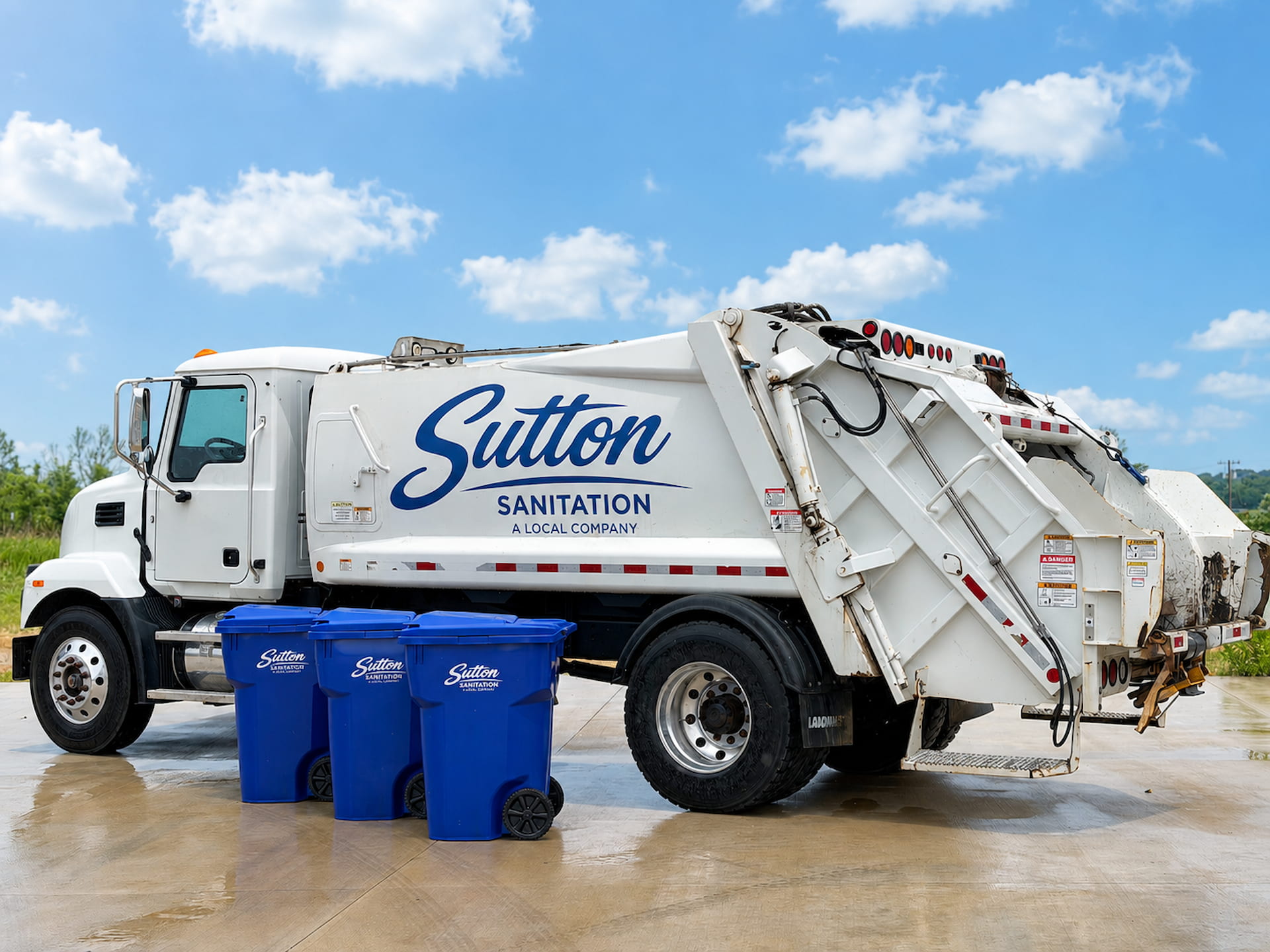 Sutton Sanitation team member